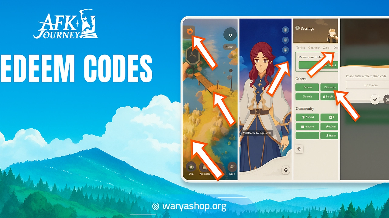 تمام کدهای فعال AFK Journey + آموزش دریافت جوایز رایگان