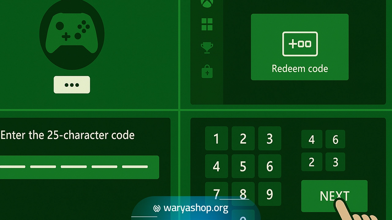 آموزش فعال‌سازی گیفت کارت Xbox Game Pass آمریکا روی حساب کاربری