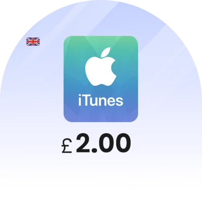 خرید گیفت کارت 2 پوندی آیتونز انگلستان ارزان