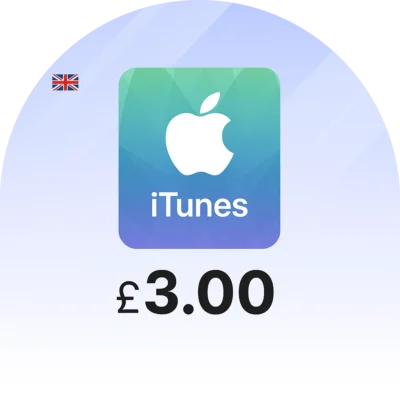 خرید گیفت کارت 3 پوندی آیتونز انگلستان ارزان