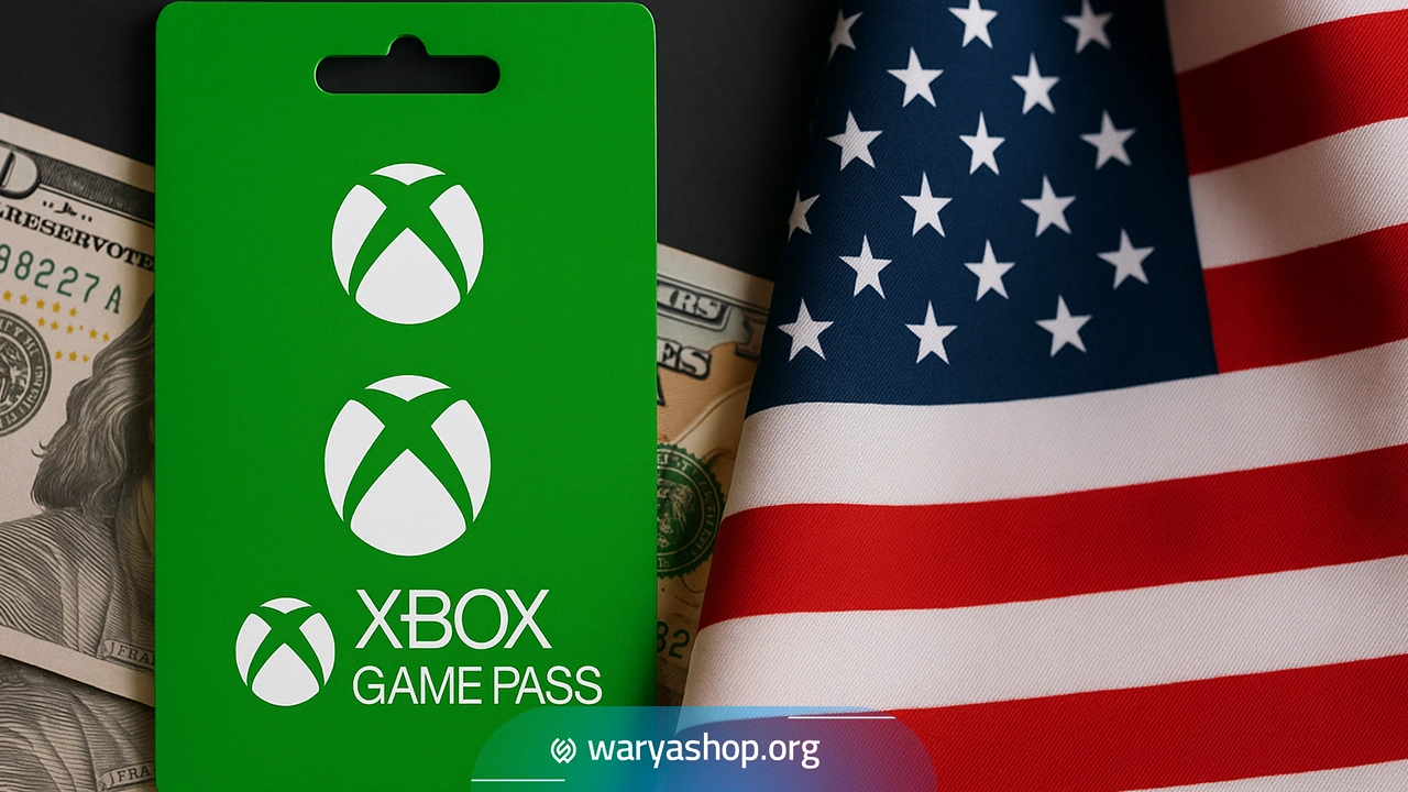 خرید گیفت کارت Xbox Game Pass آمریکا