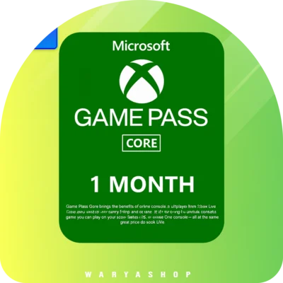 خرید گیفت کارت ایکس‌باکس گیم پس کور 1 ماهه (امریکا)