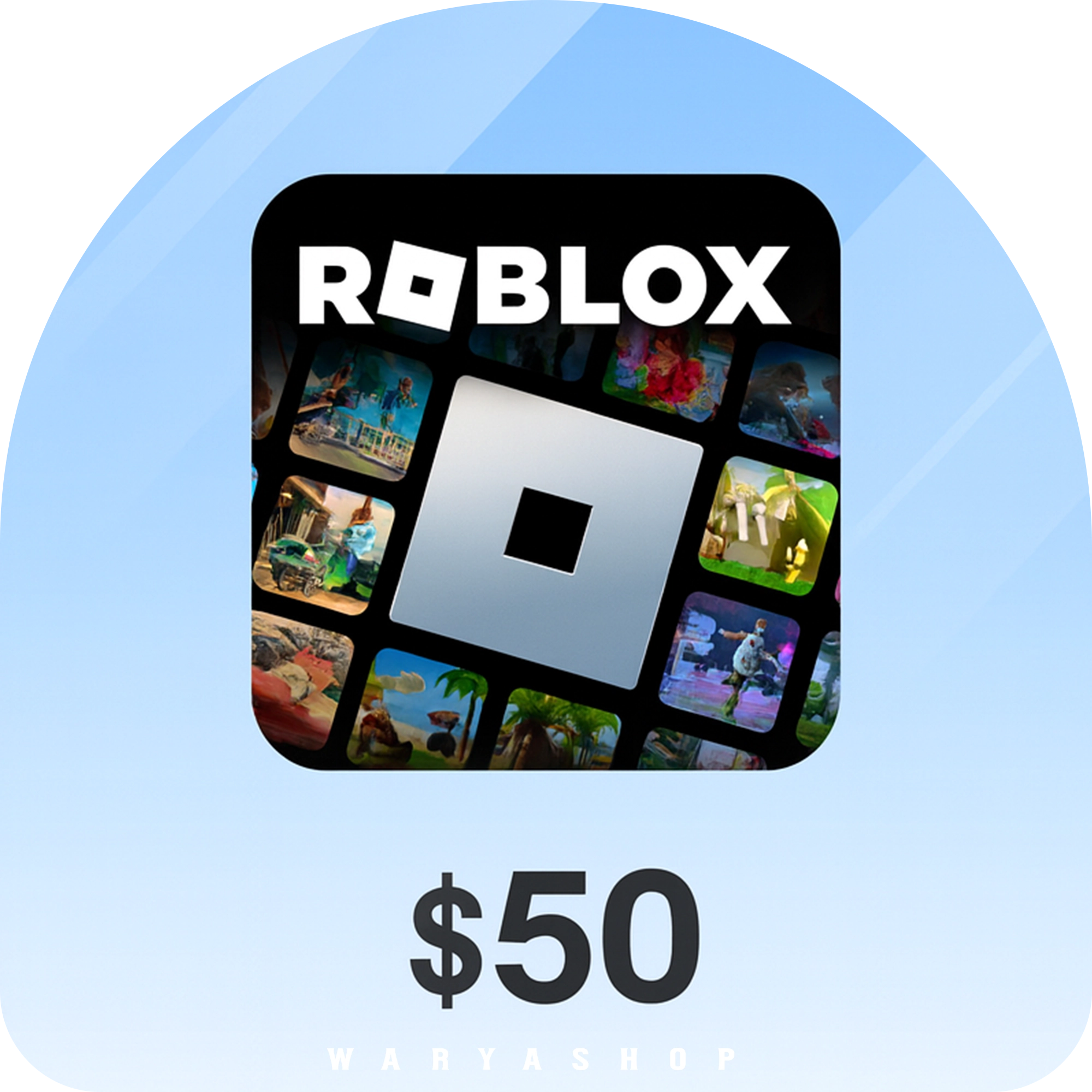 خرید گیفت کارت Roblox 50 دلاری + Roblox Gift Card 50 USD با تحویل فوری خرید گیفت کارت Roblox 50 دلاری | Roblox Gift Card 50 USD با تحویل فوری