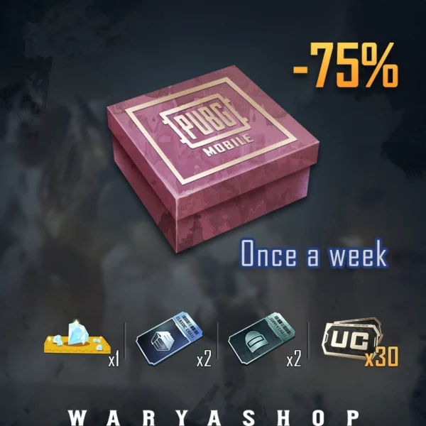 خرید Weekly Deal Pack پابجی موبایل 1 + اتوماتیک 60 ثانیه 🤩