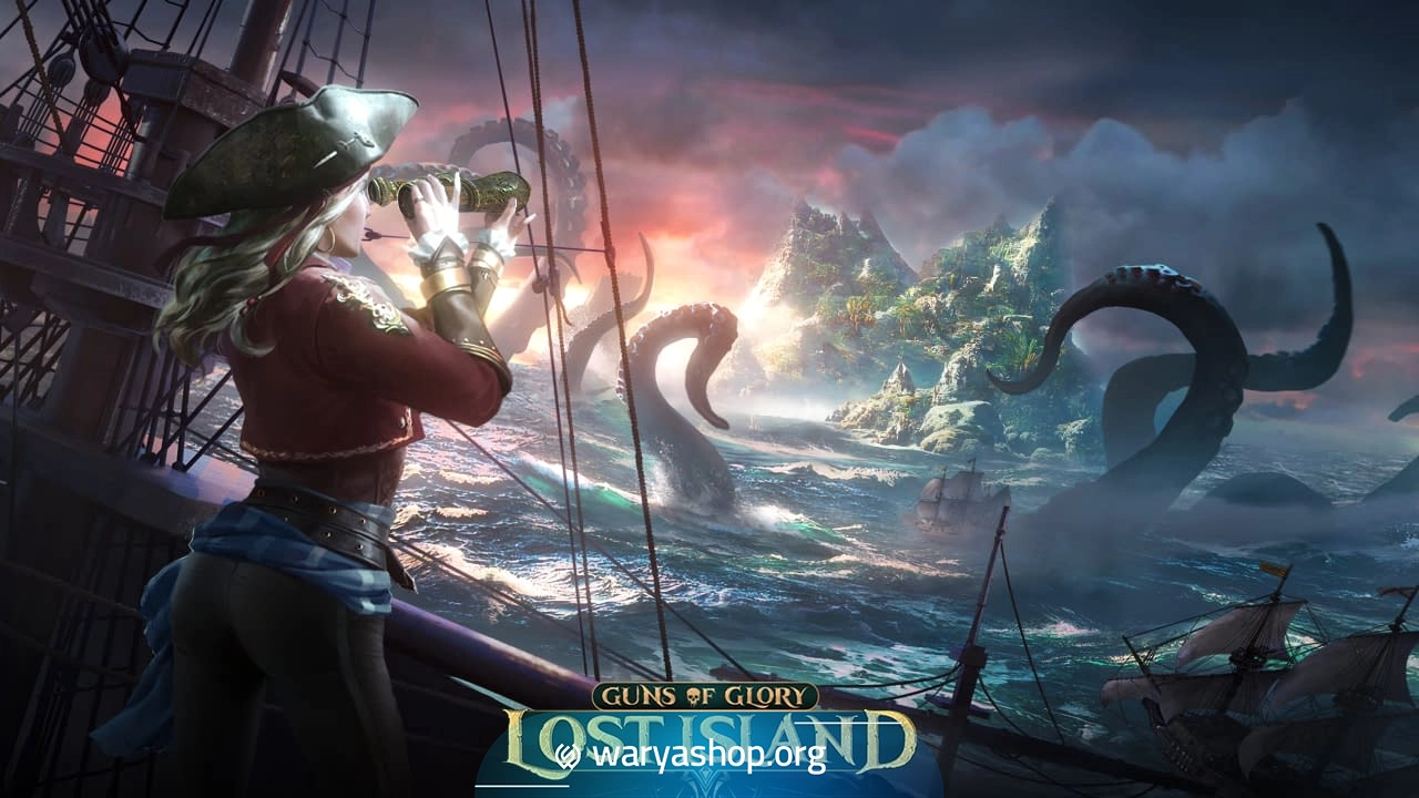 خرید الماس Guns of Glory: Lost Island از واریا شاپ