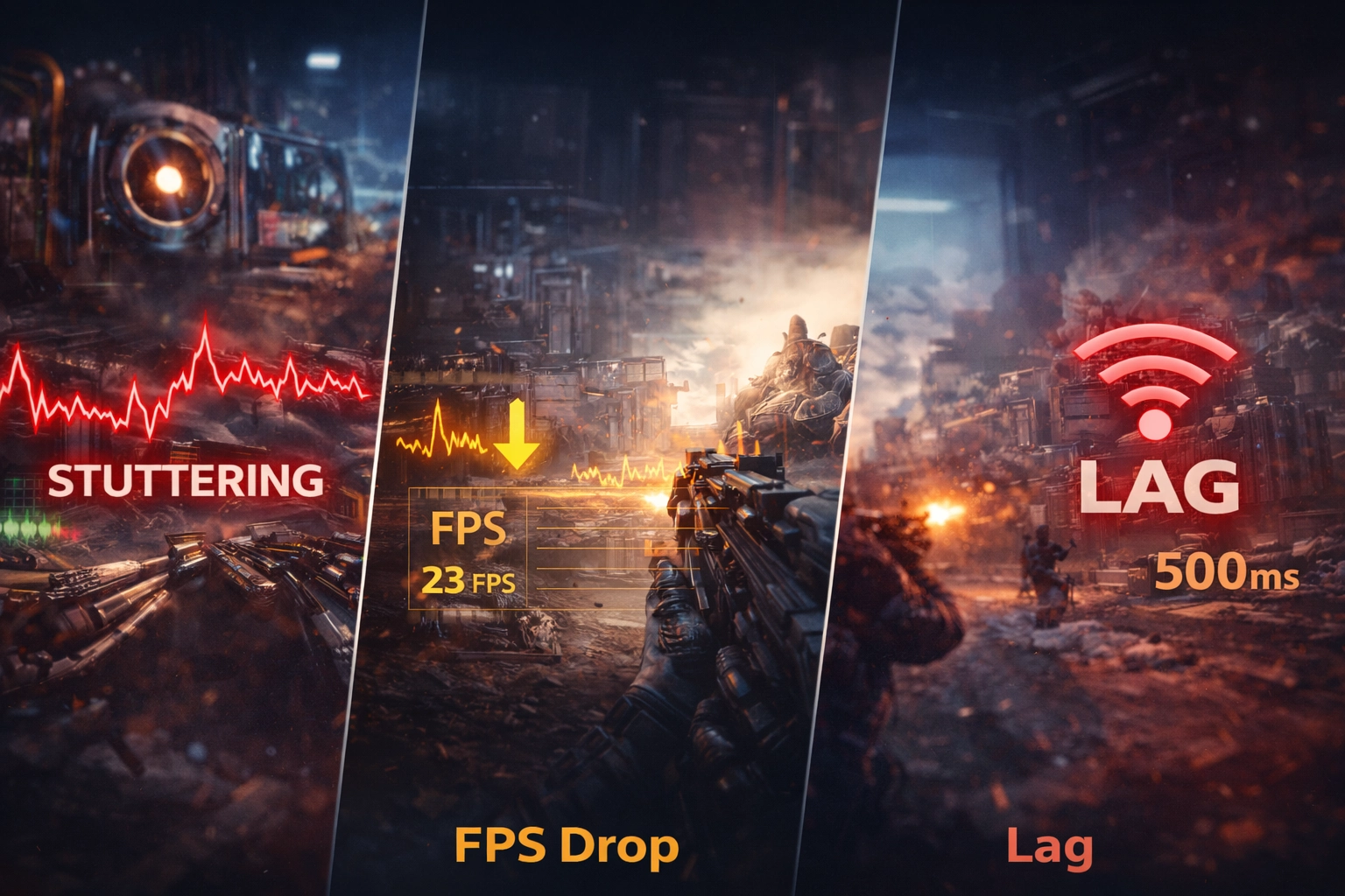 Stuttering دقیقاً چیست و چه تفاوتی با لگ و افت FPS دارد؟
