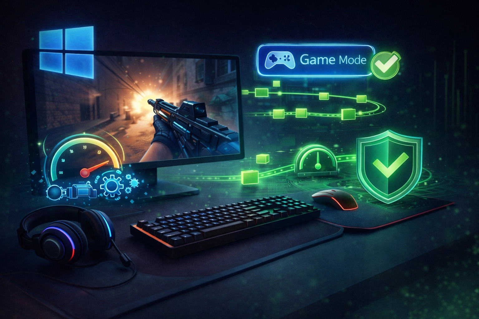 بهینه‌سازی تنظیمات ویندوز برای بازی‌های آنلاین (Game Mode و تنظیمات کمتر شناخته‌شده)