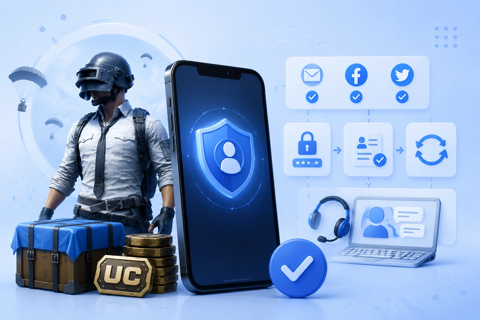 آموزش ریکاوری اکانت پابجی موبایل 3