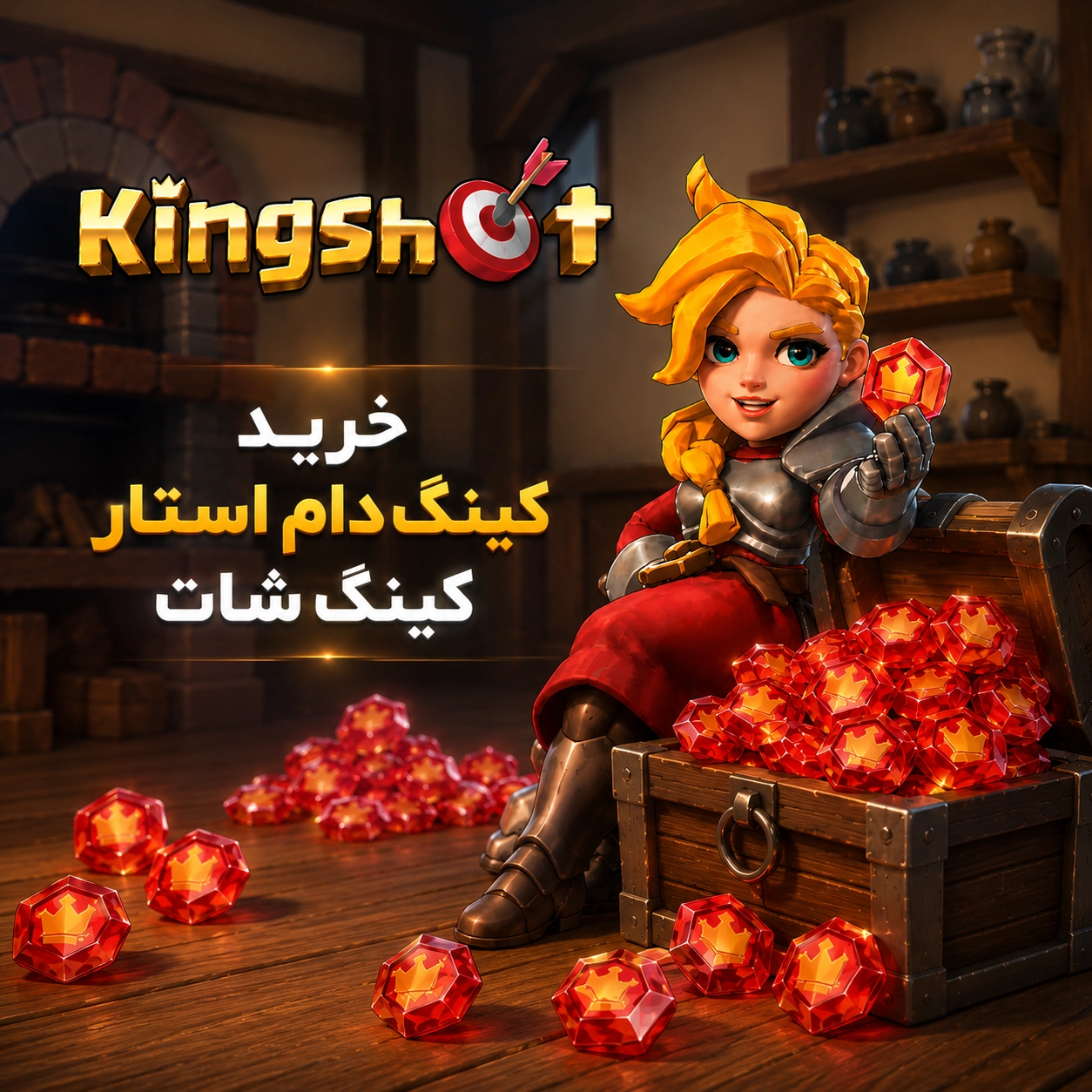کینگ دام استار کینگ شات در واریا شاپ با ایدی ارازن کینگ دام استار کینگ شات
